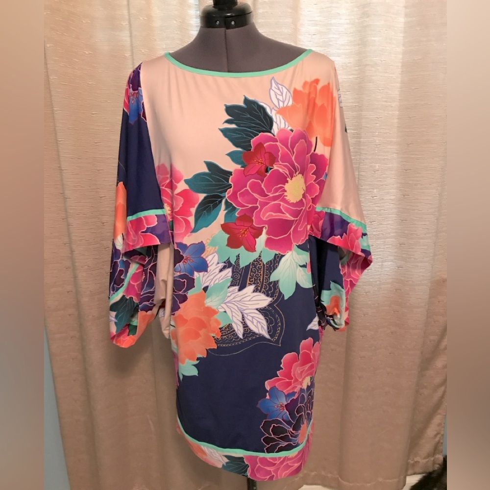 Trina Turk Size Large Swim Cover Up Dress